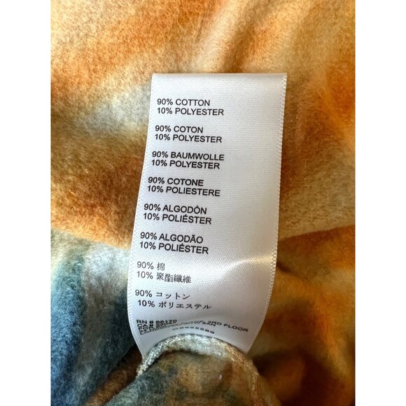 Urban Outfitters Tie-Dye Hoodie Dress Small Maxi Kangaroo Pocket Polyester/ Cott - Picture 5 of 5